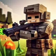 Trận chiến Pixel Village 3D.io