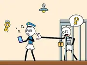Stickman Troll: Thief Puzzle