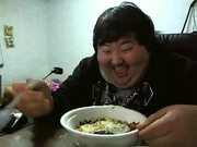 Guy Loves His Food